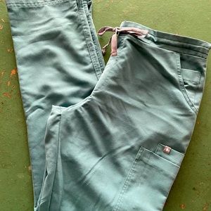 Figs Yola Skinny scrub pant Medium HYDROGREEN